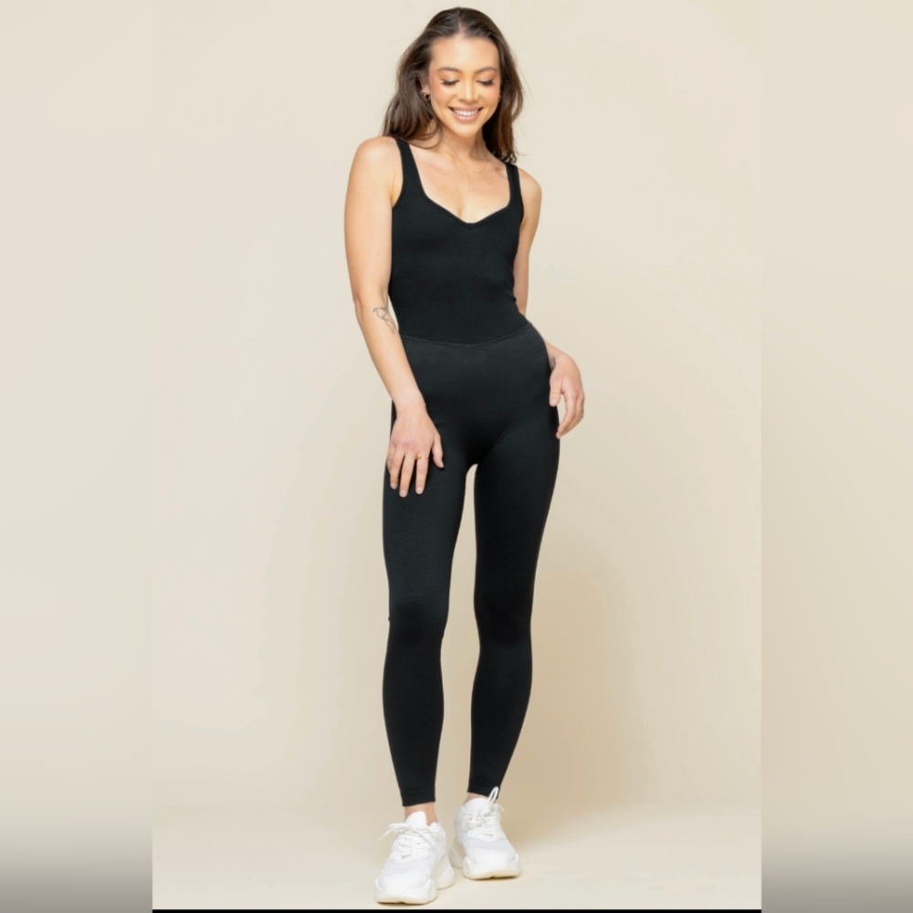 Popflex Be Flexible Seamless Onesie Black Small